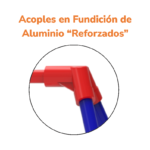 Pórtico Doble Familiar – Acoples fundidos de aluminio